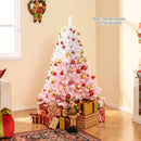 2025 New Artificial Christmas Tree with Folding Metal Stand and 456 Branch Tips by LJGDeals