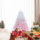 2025 New Artificial Christmas Tree with Folding Metal Stand and 456 Branch Tips by LJGDeals