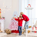 2025 New Artificial Christmas Tree with Folding Metal Stand and 456 Branch Tips by LJGDeals