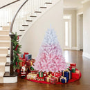 2025 New Artificial Christmas Tree with Folding Metal Stand and 456 Branch Tips by LJGDeals