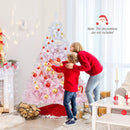 2025 New Artificial Christmas Tree with Folding Metal Stand and 456 Branch Tips by LJGDeals