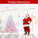 2025 New Artificial Christmas Tree with Folding Metal Stand and 456 Branch Tips by LJGDeals