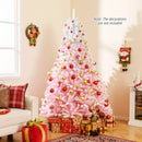 2025 New Artificial Christmas Tree with Folding Metal Stand and 456 Branch Tips by LJGDeals