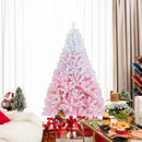 2025 New Artificial Christmas Tree with Folding Metal Stand and 456 Branch Tips