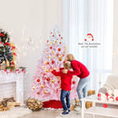 2025 New Artificial Christmas Tree with Folding Metal Stand and 456 Branch Tips by LJGDeals