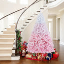 2025 New Artificial Christmas Tree with Folding Metal Stand and 456 Branch Tips by LJGDeals