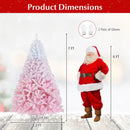 2025 New Artificial Christmas Tree with Folding Metal Stand and 456 Branch Tips by LJGDeals