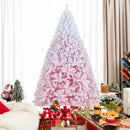 2025 New Artificial Christmas Tree with Folding Metal Stand and 456 Branch Tips by LJGDeals