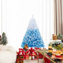 2025 New Artificial Christmas Tree with 456 Branch Tips and Folding Metal Stand by LJGDeals
