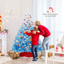 2025 New Artificial Christmas Tree with 456 Branch Tips and Folding Metal Stand by LJGDeals