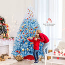 2025 New Artificial Christmas Tree with 456 Branch Tips and Folding Metal Stand by LJGDeals