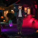Halloween Animatronic Standing Groom 7.2 FT Haunted House Decoration by LJGDeals