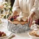 Butterfly Cheese Pedestal by Arthur Court Designs