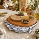 Olive Wood Cheese Set by Arthur Court Designs