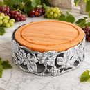 Grape Cheese Pedestal by Arthur Court Designs