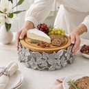 Magnolia Wood Cheese Pedestal