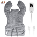36.6x22in Electric Heating Wrap for Neck Shoulder Fast Heating Pad Mat Heated Neck Wrap for Back Pain Relief with 6 Temperature Settings 4 Timer Modes