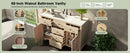 48-Inch Natural Rattan Bathroom Vanity by HouseOfZazla