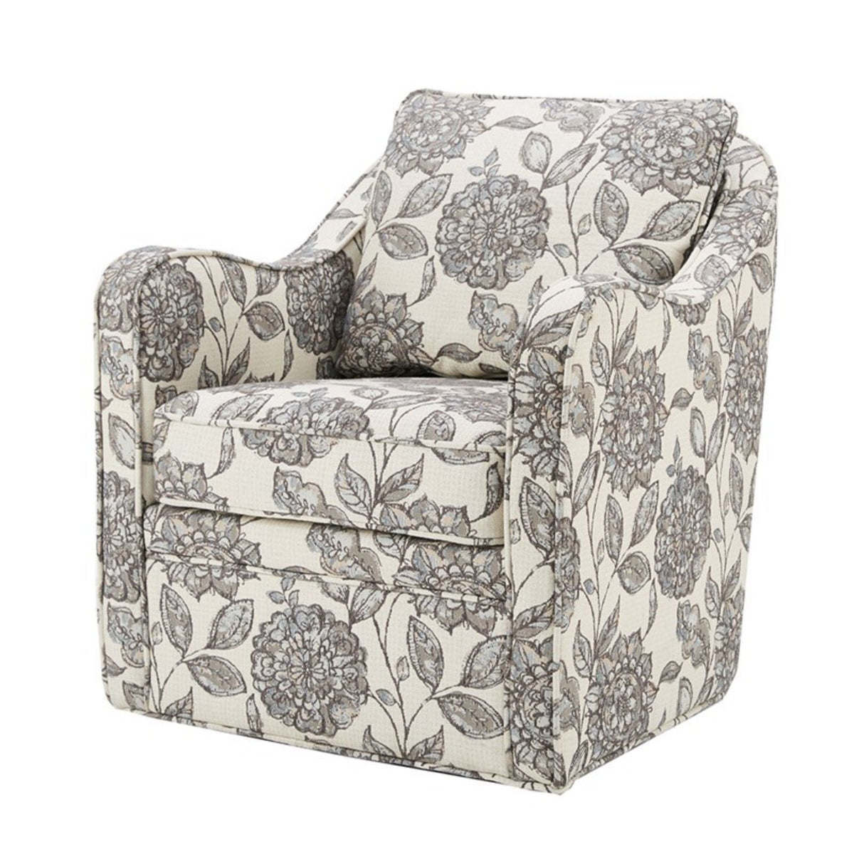 Wide Seat Arm Chair With 360 Degree Rotation, photo 4 of 18