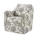 Wide Seat Arm Chair With 360 Degree Rotation by HouseOfZazla