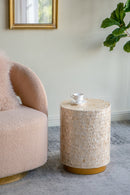 14x14x18" Cylindrical Accent Stool