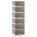 3/4/5/6-Cube Stackable Storage Bins with Detachable Wheels by LJGDeals