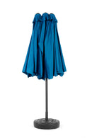 14.8 Ft Double Sided Outdoor Umbrella Rectangular Large with Crank