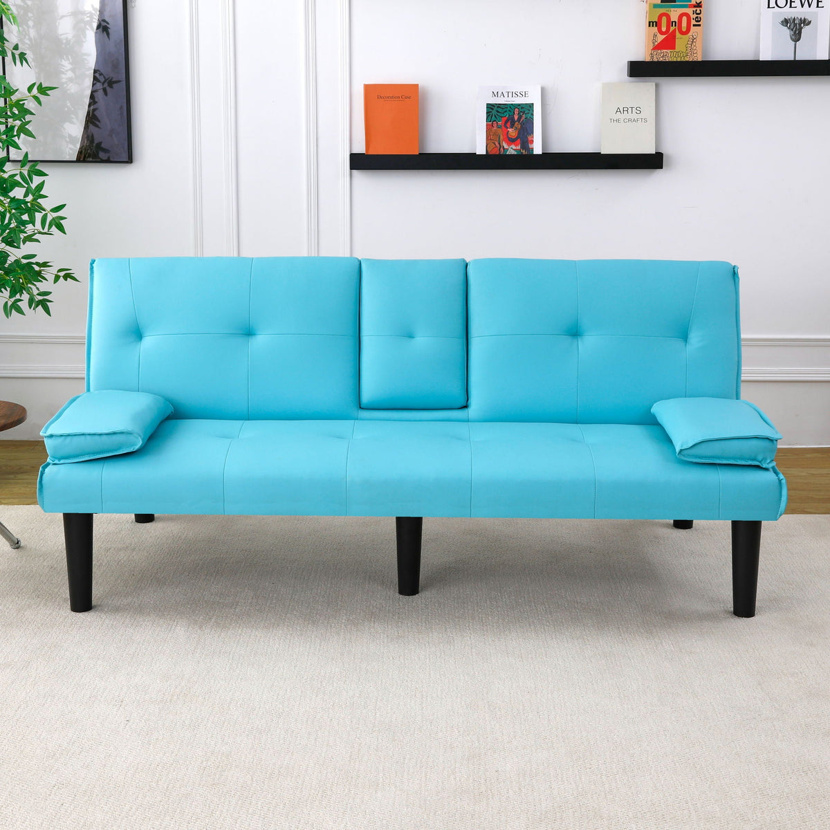 Sofa Bed With Foldable Design And Cup Holder, photo 27 of 40