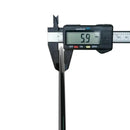 36 Inch Round Tempered Glass Table Top Black Glass 1/4" Thick Round Polished Edge