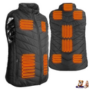 Heated Vest Electric USB Jacket Men Women Heating Coat Thermal Body Warmer Wear with 3 Temperature Levels