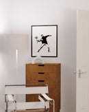 Banksy flower thrower
