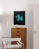 Neon balloon dog