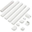 4 Inches W Mini Decorative PVC Slim Line Cover Kit by LJGDeals