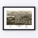 Vintage Map of Las Vegas, New Mexico 1882