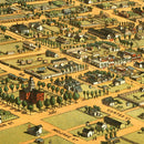Vintage Map of Phoenix, Arizona 1885