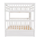 Bunk Bed With Ladders And 2 Storage Drawers by Unique Piece Furniture