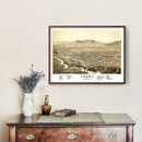 Vintage Map of Ogden, Utah 1875