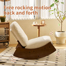 Comfortable High-Quality Upholstery Glider Rocking Chair by HouseOfZazla