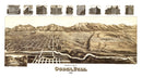 Vintage Map of Ogden, Utah 1890