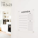 Weekly Acrylic Calendar + 2 Sections | Vertical Madi