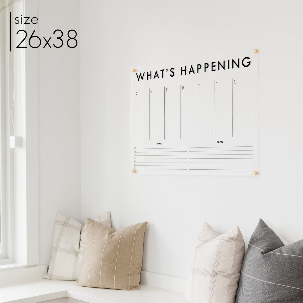 Weekly Acrylic Calendar + 2 Sections | Horizontal Madi, photo 18 of 23