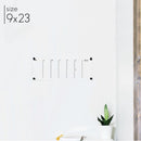 Slim Weekly Acrylic Calendar + 1 Section | Horizontal Multi-style