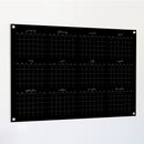 Black Acrylic Yearly Calendar | Horizontal Pennington