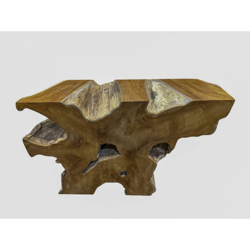 Organic Teak Erosion Console Large (2)