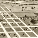 Vintage Map of Azusa, California 1887