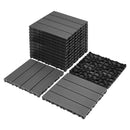 DIY Interlocking Deck Tiles Waterproof Outdoor And Indoor Flooring - Gray by HouseOfZazla