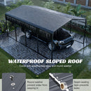 13x20 FT Metal Carport with Upgraded Frame