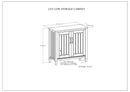 Lev - Low Storage Cabinet - Smoky Brown by HouseOfZazla