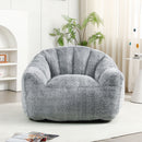Beanbag Chair, Beanbag Sofa Chair With Armrests Stuffed High Density Foam by Unique Piece Furniture