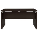 Floating - Top Computer Desk With Pullout Keyboard Shelf - Brown by HouseOfZazla
